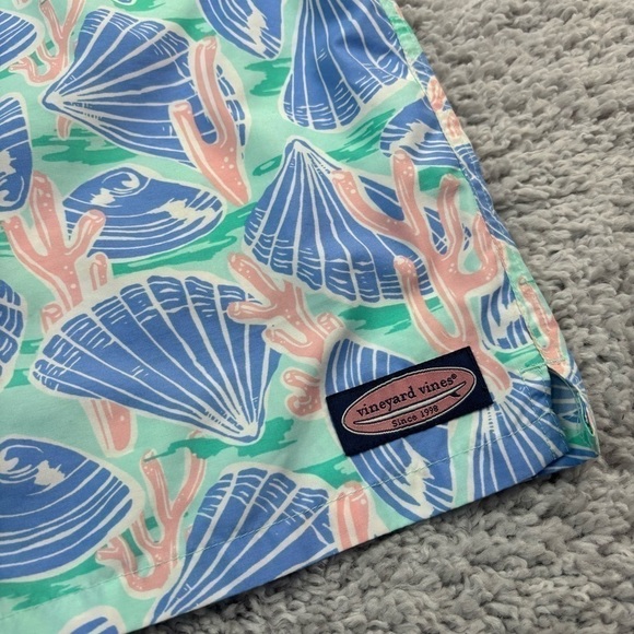Vineyard Vines Swim Trunks Mens Extra Small Style # 1M0275 7 Inch Printed Chappy - Picture 2 of 4